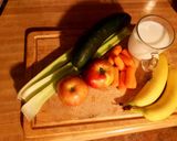 A picture of step 1 of Power up Smoothie!!.