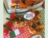 A picture of step 1 of Italy inspired lunch box!.