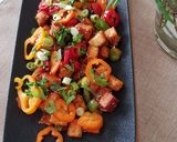 A picture of step 8 of Chilli Paneer.