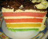 Foto langkah ke 6 dari resep Rainbow Cake.