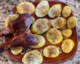 A picture of step 3 of Baked Yellow Squash.