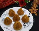 A picture of step 5 of Besan Modak.