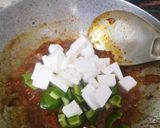 A picture of step 6 of Kadhai paneer.