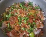 A picture of step 1 of Dum pukht.