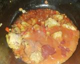 Foto del paso 3 de la receta: Espaguetis con cerdo cocinados en caldero