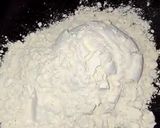 A picture of step 2 of Besan Halwa.
