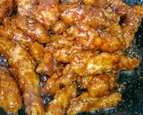 A picture of step 4 of Sticky BBQ Crispy Chicken.