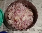A picture of step 1 of Onion fritters.