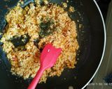 A picture of step 9 of Baked palak paneer rice.