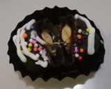 Foto langkah ke 4 dari resep Kurma Mete Lapis Coklat.