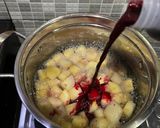 Foto langkah ke 3 dari resep Bubur Singkong Beetroot.