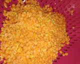 A picture of step 2 of Daal Chawal platter.