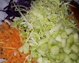 A picture of step 4 of Coleslaw.
