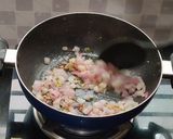 A picture of step 3 of Magic masala Muttor mushroom recipe.