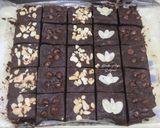 Foto langkah ke 7 dari resep Fudgy Brownies Panggang Selai Coklat (Tanpa DCC).