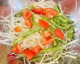 Hình bước làm 4 của món Gỏi Đu Đủ Ba Khía