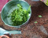 A picture of step 2 of Ranch vegetable idli chili.
