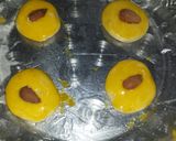 A picture of step 7 of Nankhatai.