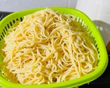 Hình bước làm 1 của món Mỳ ý sốt thịt xay