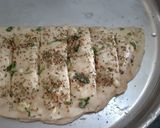 A picture of step 4 of Cheese garlic bread (without yeast).