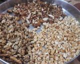 A picture of step 3 of Multigrain laddoo.