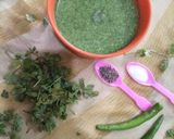 हरा धनिया और दही की चटनी (hara dhaniya aur dahi ki chutney recipe in Hindi) रेसिपी चरण 4 फोटो