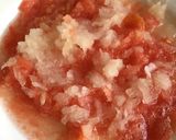 Foto del paso 7 de la receta Gazpacho de bacalao y gamba rallada