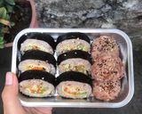 Foto langkah ke 5 dari resep Kimbab Ayam ala Drama Korea.