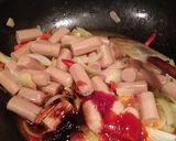 Foto langkah ke 2 dari resep Sosis Asam Manis Pedas.