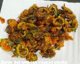A picture of step 6 of Dry Karela fry sabzi.
