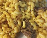 A picture of step 3 of Shredded Beef with Pasta.