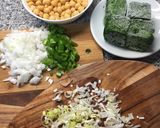 Foto del paso 1 de la receta Bacalao con garbanzos y espinacas