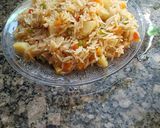 صورة لخطوة 1 من وصفة رز بالخضروات 🌷🌱
