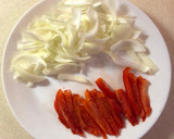 Foto del paso 1 de la receta: Fajitas de calabacín con pollo
