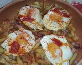 Foto del paso 4 de la receta: Patatas y huevos con queso y sobrasada
