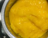 A picture of step 1 of Mango Malai Khandvi.