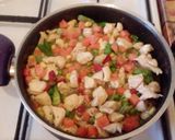 Zöldséges- tejszínes csirkemell recept fázis 2 fotója