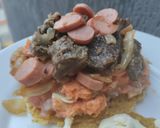 Foto del paso 9 de la receta: Arepa rellena de carne🫓, queso🥩 y ensalada🥯🧀