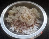 A picture of step 2 of Sabudana Cutlets or Wada.