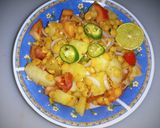 A picture of step 4 of ALU Channy ki Dal Chat.