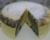 Foto langkah ke 7 dari resep Marble Japanese Cheese Cake.