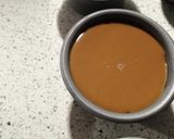 A picture of step 3 of Coffee Crème Caramel.