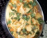 A picture of step 7 of Macaroni tomato gravy.