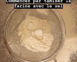 Une image de l'étape 1 de Tarte aux prunes et pralines roses avec une pâte façon sablé breton.