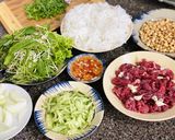 Hình bước làm 1 của món Bún Bò Xào