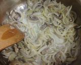 A picture of step 7 of Whole Wheat Käsespätzle with Mushrooms.