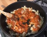 Une image de l'étape 4 de Flan de légumes « pentagramme » au thon,parmesan et olives vertes.