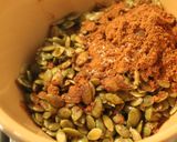 A picture of step 1 of Chinese 5-Spice Maple Candied Pumpkin Seeds.