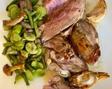 Une image de l'étape 6 de Gigot d’agneau à l’ail, miel, moutarde et muscat.