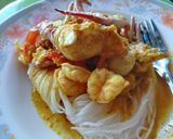 รูปขั้นตอนการทำที่ 8 ของ ขนมจีนน้ำยาปู